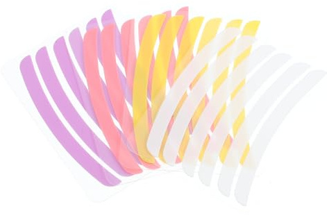 KICHOUSE Adesive per Laminazione 12 Paia di Cuscinetti in Silicone per Permanente, Fissaggio per Professionale e Saloni