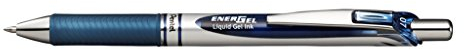 Pentel EnerGel XM BL77 Gelschreiber mit Druckmechanik, marineblau (1 Stück)