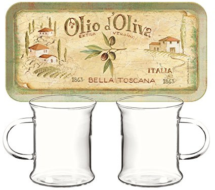 Creative Tops 5189661 Tops Olio D'oliva Tea for Two Set, Green, 16 x 9.9 x 28 cm