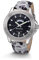Kronsegler Mission Impossible H3 Tritium Uhr Stahl-Schwarz Lederband Camouflage
