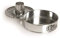 Excelsa Silver Baking Tortiera Apribile 24 cm, Acciaio, Argento