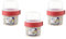 Lock & Lock Two-Way Müsli-to-go-Becher aus Kunststoff – 3er Vorratsdosen Set – Kleine Lunchbox mit Schraubdeckel und Zwei Behältern – 360 ml & 310 ml