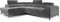All4All Ecksofa Carola mit Schlaffunktion Polstersofa Polsterecke L-Form Couch Sofa Möbel Wohnlandschaft Eckcouch Links Rechts 23 (Paros06, Links)