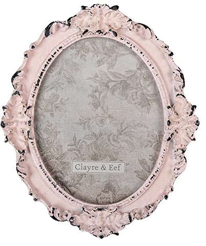 Clayre & Eef Fotorahmen 2F0891 rosa 17x2x20 cm / 12x15 cm