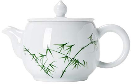 XXZY teiere Teiera in Ceramica squisita Inglese Set di Inglesi teiere Busto Porcellana Dipinta a Mano Globo teiera Creativo caffettiera 200ml / 6.8oz Foglie sciolte e teiera in Fiore (Color : B)