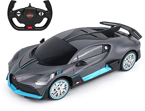 TURBO CHALLENGE - Bugatti Divo - RC Prestige - 095614 - Ferngesteuertes Auto - Schwarz - 1/14 - Batterien Nicht enthalten - Kunststoff - Kinderspielzeug - Geschenk - Ab 6 Jahren