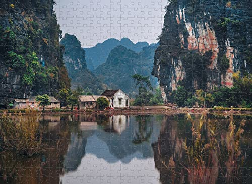 Puzzle für Erwachsene 1500 Teile Puzzle Mountain Hut Challenge Puzzle Set Lernspiele für Kinder Unterhaltungsgeschenke