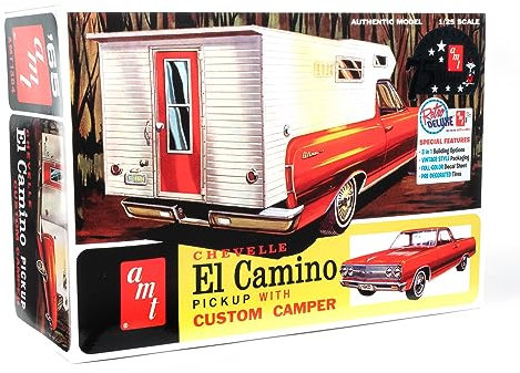 AMT 1965 Chevy EL Camino w/Camper Modellbausatz im Maßstab 1:25