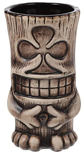 Luxshiny Taza Tiki Decoración De Fiesta Hawaiana Bebidas Exoticas Vasos De Bebida Copas De Coctel El Mejor del Mundo Rock Exótico Vaso De Bebidas De Vino Champán Barra De Vidrio Cerámica