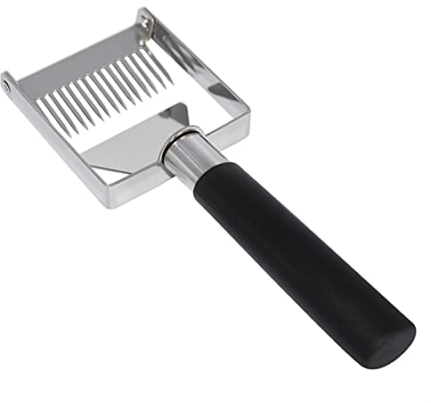 Imkerei-Handschuhe, Imkerei-Werkzeuge, Honigschneider, Entdeckelungsschaber, Bienenstock, Wabenschaber, Ausrüstung, Kunststoffgriff, Entdeckelungsgabel, Schaufel, Messer (Farbe: Ho