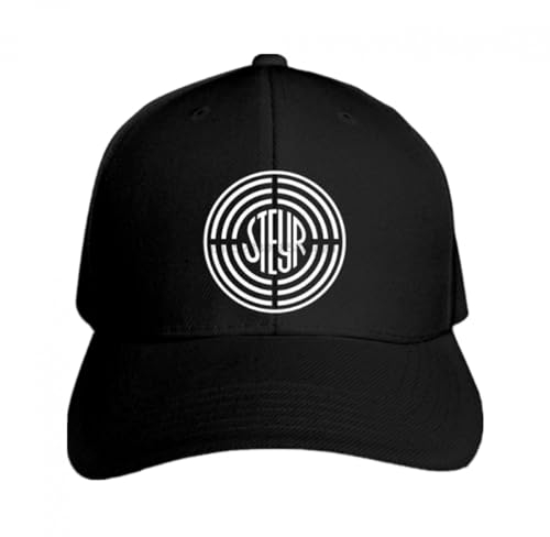 NESLIN Basecap Steyr Arms Schwarze Herren Baseballkappe Snapback Cap Damen Hut Spitz Weihnachten Geburtstag Geschenk