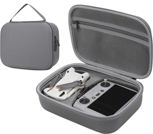 Flyekist Aufbewahrungstasche für DJI Mini 4 Pro – Mini 4 Pro Drohnenkoffer, Hartschalen-Reise-Tragetasche, kompatibel mit DJI Mini 4 Pro, DJI RC 2/DJI RC-N2 Fernbedienung und Zubehör