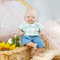 Vollence Micro-Frühchen Ganzkörper-Silikon-Babypuppe Junge lebensechte Mini-Reborn-Puppe Überraschung für Kinder Anti-Stress