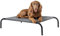 Navaris Lit surélevé pour Chiens - Transat rafraichissant 90 x 64 x 20 cm capacité Max 25 kg - pour Chiens Chats Petits et de Moyenne Taille