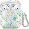 Canisto AirPods Hülle, Weiche Silikon Stoßfeste Schutzhaut mit Schlüsselbund für Apple AirPods 2nd 1st Generation Hülle, Nette Sea Turtle AirPod Hülle für AirPod 2/1(Cute Sea Turtle)