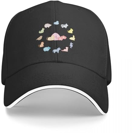 QFLLQLFF Baseball Cap Fruits Basket Cute Pattern Baseball Cap Trucker Hats Custom Hats Vintage Hat Man Women's Gift