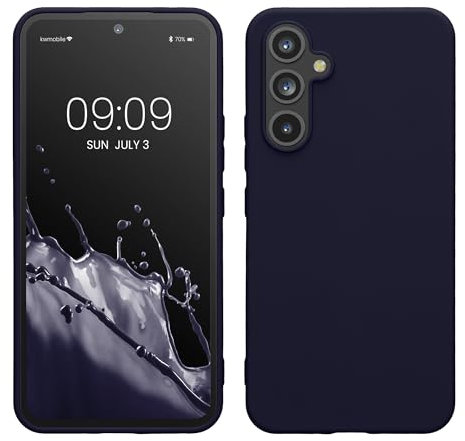kwmobile Custodia Compatibile con Samsung Galaxy A54 5G Cover - Back Case per Smartphone in Silicone TPU - Protezione Gommata - deep ocean