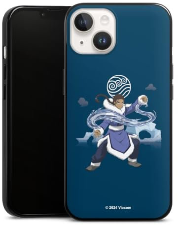 Silikon Hülle kompatibel mit Apple iPhone 14 Case schwarz Handyhülle Avatar - Der Herr der Elemente Katara Offizielles Lizenzprodukt
