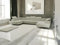 COMFORTINO FURNITURE Ecksofa mit Schlaffunktion Big PASTI U-Form, Sofa Couch mit Bettkasten, 3-Sitzer Eckcouch, Schlafsofa für Wohnzimmer, Big Sofa Couch mit Schlaffunktion (Hellgrau)