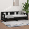 Brokky Tagesbett Ausziehbar Schwarz Massivholz Kiefer 2X(90x200) cm Tagesbett Ausziehbar Sofabett Schrankbett Mit Sofa Ausziehsofa Bettgestell 820286