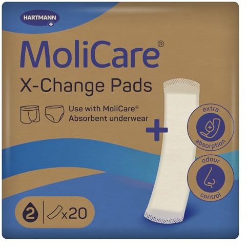 MoliCare X-Change Pads für waschbare Inkontinenzunterwäsche