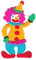 Clown Aufnäher zum aufbügeln oder aufnähen Bügelbild Aufbügler für Kleidung gestickter Bügelpatch Applikation Zirkus Patch Größe 5,1 x 8,4 cm