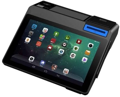 DIKAMAN Registrierkasse für Kleinunternehmen, Z100 with GMS10.1, Desktop Cash Register, Card Swiping, Code Scanning and Receipt Printing All-in-one Machine für Einzelhandel, Restaurant, Supermarkt