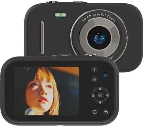 Eeuye New H17 Digital Children Camera Camcorder 1080P 48MP 16X Digital Zoom Autofocus Photography Video Photo Kids Cam A