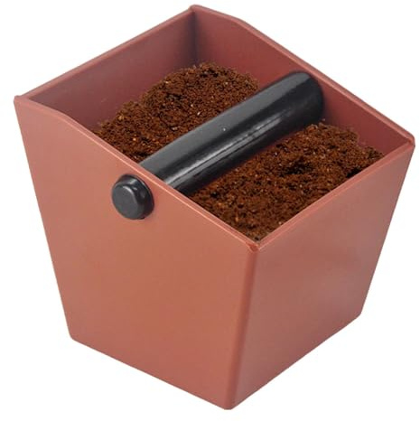 Espreso -Knockbox - Container des Kaffees, Knock Bin | Hochleistungs-Kaffeesbehälter, Nicht-Schlupf-Schachtel, langlebiger Espreso-Abfallhalter, kompakter Kaffee-Klopfen-Box | Ideales Home O
