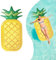 Tking Pineapple Inflatable Toys, Inflatable Pool Floats, Giant Inflatable Lounger Pool Float Air Mat Bed for Summer Pool Lake Beach Water Party (Pineapple)