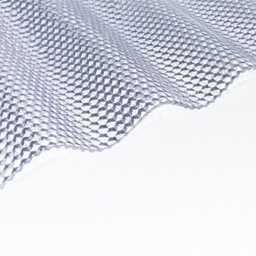 Ezooza Placa de Policarbonato Ondulado Compacto con Protección UV 2.5 mm