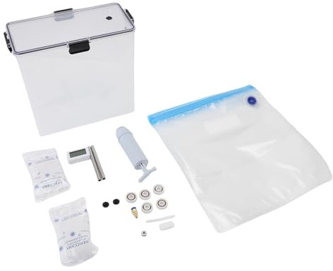 3D -Druck Filament Trockner Box Multifunktionales Rollspulenhalter Design Filament Dehydrator Speicherbox für 1 Kg Spulen mit Versiegelungsbeutel und Thermohygrometer