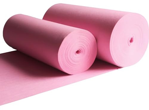 Liyadolaam Tapis de Couloir de Mariage Rose, 1M x 10M, Chemin de Sol de Mariage, allée, extérieur et intérieur, pour fête, Mariage, décorations de noël(1x10m)