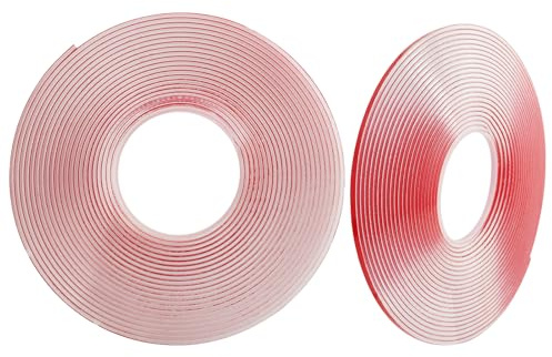 10 m Ruban adhésif double face en acrylique extra fort pour plaque de sol en verre,Pour plaques de fond en verre,poêle de cheminée,plaque de four,plaque de sol,plaque de protection incendie
