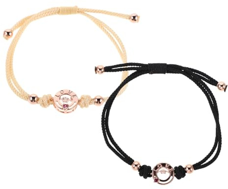 Garneck Partnerarmbänder Für Fernbeziehungen Vibrationsarmbänder Mit Touch-Funktion Verstellbare Beziehungsarmbänder Für Freund Und Freundin 1 Paar Für Jahrestage Und Romantische Anlässe