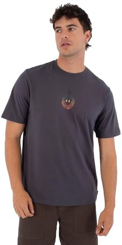 Hurley Herren T-Shirt Short Sleeve Men - Printing Press Rubel T-Shirt