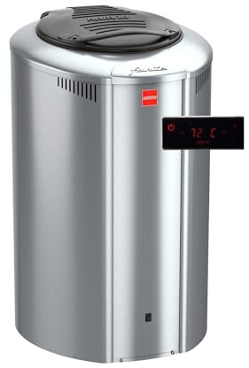 Harvia Forte AF9 9 kW Saunaofen Stainless mit Saunasteuerung Xafir Bedienteil