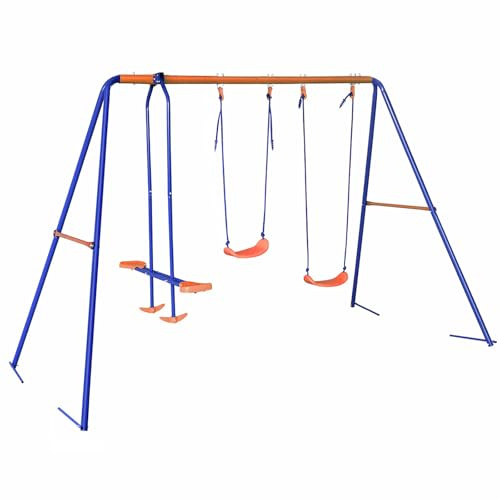 Homelikesport Multifunktionale Gartenschaukel, Kinderschaukel, Tragfähigkeit 200 kg, für Hinterhof und Spielplatz