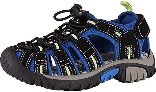 Mc Kinley Vapor II Jr., Unisex-Kinder Trekking- & Wanderhalbschuhe, Schwarz (Black/Blue/Lime 914), 25 EU (7.5 UK)