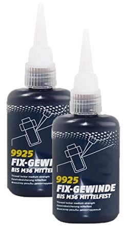 MANNOL 9925 FIX-Gewinde MITTELFEST SCHRAUBENSICHERUNG SCHRAUBENKLEBER 50ML (2)