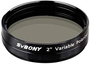Svbony SV128 Filtre Télescope Filtre de polarisation Variable pour Observation de la Lune et des Planètes (2pouces)
