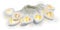 The Glowhouse Premium Wooden Heart String Lights - Battery Operated - 10 Warm White LEDs