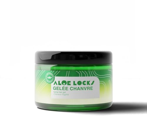 Shandrani Easy Pouss Paris Aloe Locks Hemp Jelly with Aloe Vera and Tea Tree, Used to Shape all Protective Hairstyles Locks, Braids, Twists and Buns whilst Softening and Repairing Hair Breakages 300ml