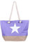 Markenlos Antonio - Strandtasche STERN Badetasche Tasche (Nr.101-109) (Lila 108)