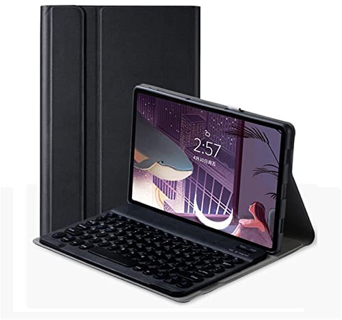 BAUBEY Keyboard Case for Lenovo Tab P11 Pro 11.5 2020 (Model: TB-J706F / TB-J706L), Slim Shell Lightweight Stand Cover with Detachable Wireless Bluetooth Keyboard (Black)