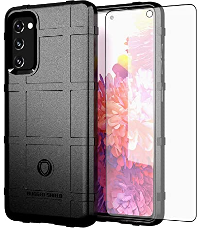 Asuwish Handyhülle für Samsung Galaxy S20 FE Gaxaly S 20 FE 5G UW 6,5 Zoll mit Displayschutzfolie und Hartschale Zubehör Schutz Glaxay S20FE5G S20FE 20S Fan Edition 4G G5 Damen Herren Schwarz