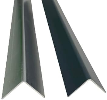Kantenschutz Winkelblech 1,5 mm stark Maße 100 x 100 mm 2 m lang (Alu anthrazit RAL 7016)