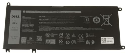 Dell Battery, 56WHR, 4 Cell, Lithium Ion, 09P3NW (Lithium Ion)