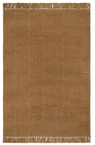 vidaXL Teppich mit Fransen 120x180 cm Jute
