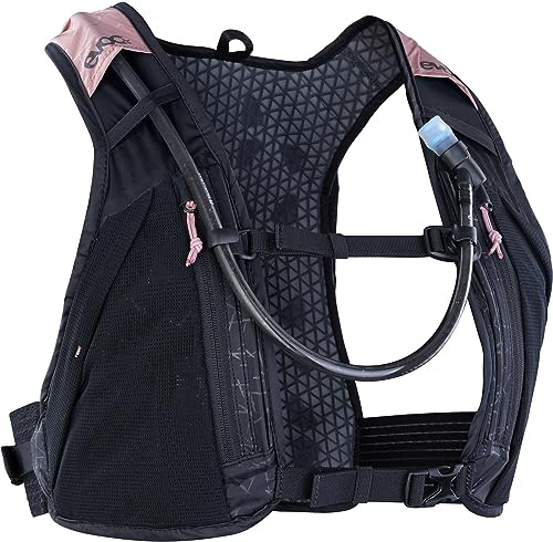 EVOC Hydro PRO 6 + Hydration Bladder 1,5, Trinkrucksack (2 Verpflegungsfächer und Reißverschlusstaschen, magnetischer Trinkschlauch-Clip, inkl. 1,5l Trinkblase, One Size)